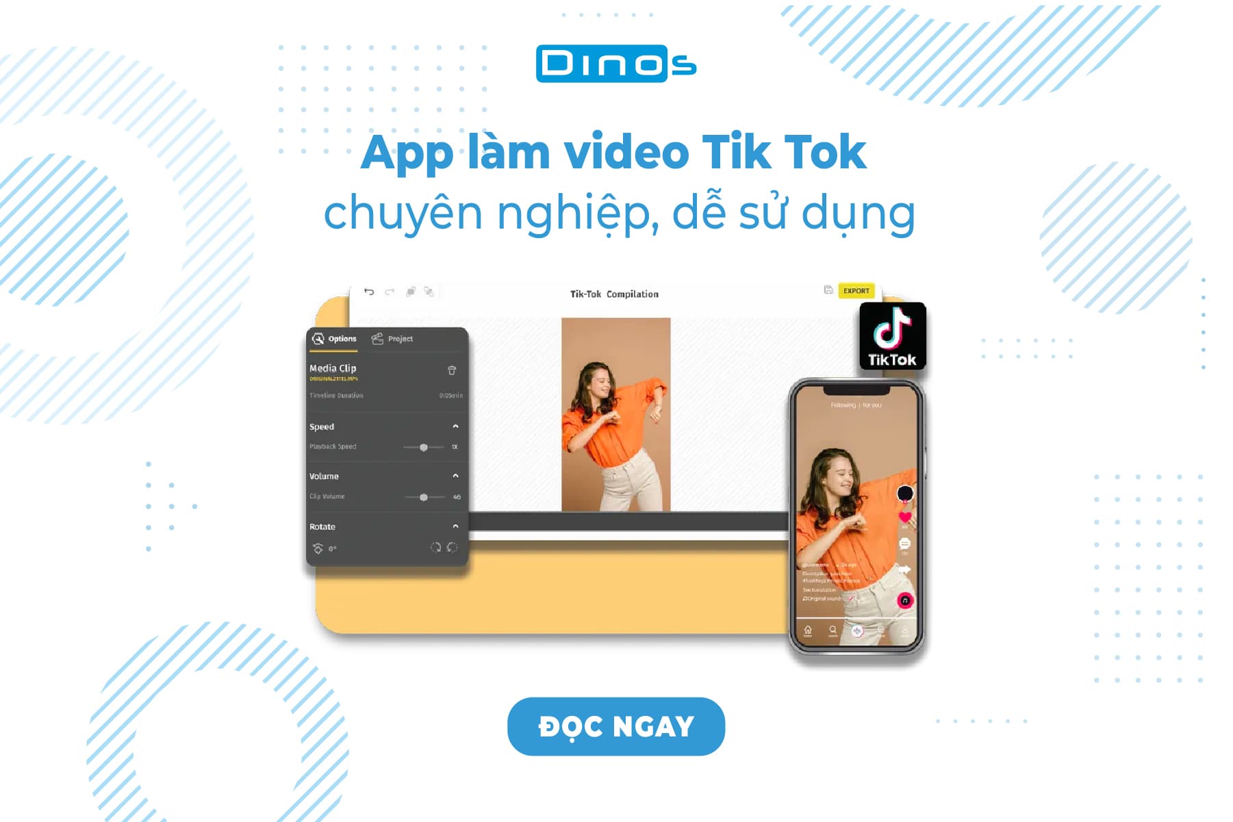 App làm video Tik Tok chuyên nghiệp, dễ sử dụng