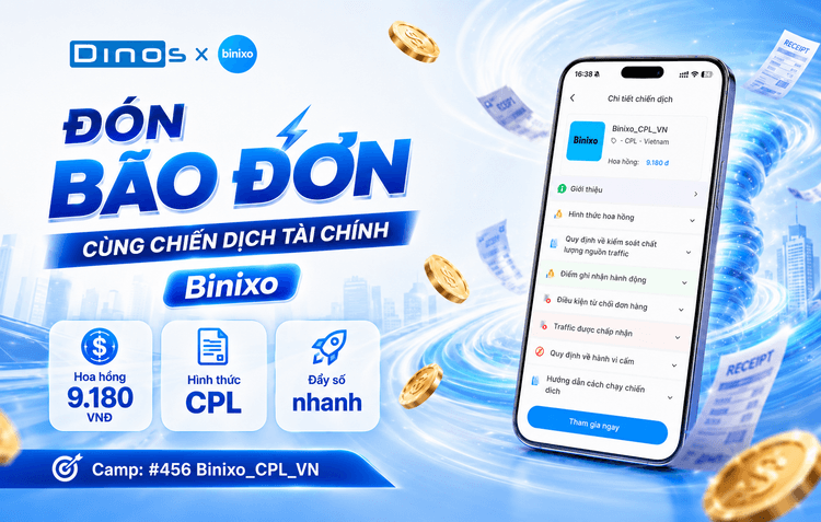 Bùng nổ doanh thu với Binixo chiến dịch tài chính Hot nhất tháng