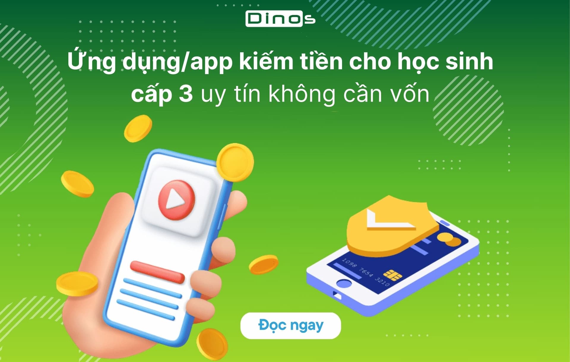 Các ứng dụng/app kiếm tiền online cho học sinh cấp 3 uy tín không cần vốn