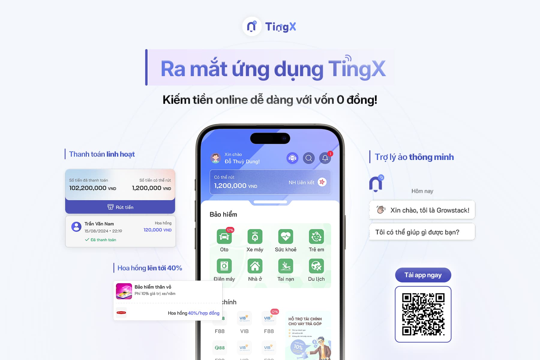 Ra mắt ứng dụng TingX - Kiếm tiền online dễ dàng với vốn 0 đồng