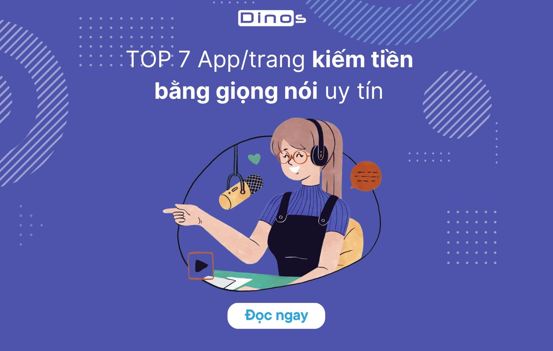 TOP 8 App/trang kiếm tiền bằng giọng nói, thu âm uy tín 2025