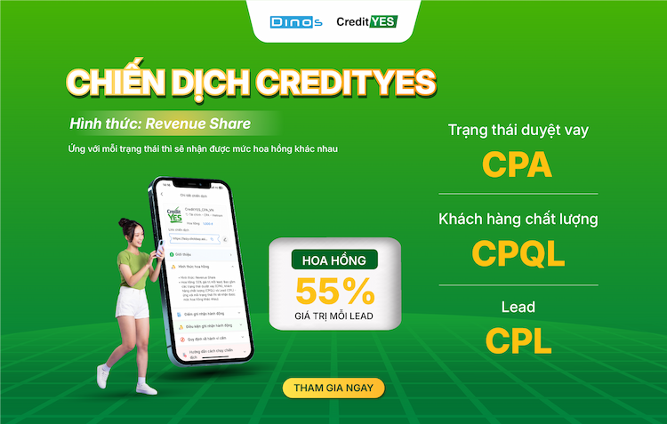 Tăng thu nhập với chiến dịch Credityes - Cơ hội vàng cho Pub Affiliate!