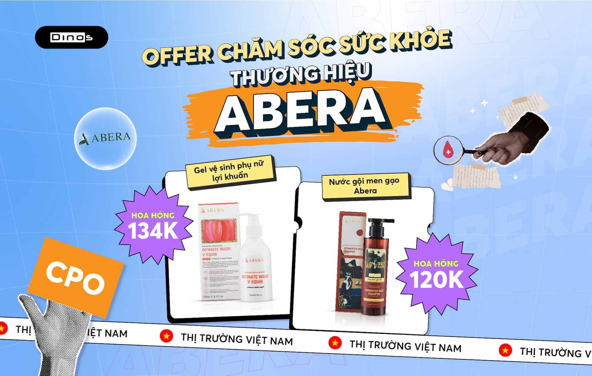 TOP 2 sản phẩm bán chạy nhất của thương hiệu Abera chính thức có mặt trên hệ thống Dinos Việt Nam