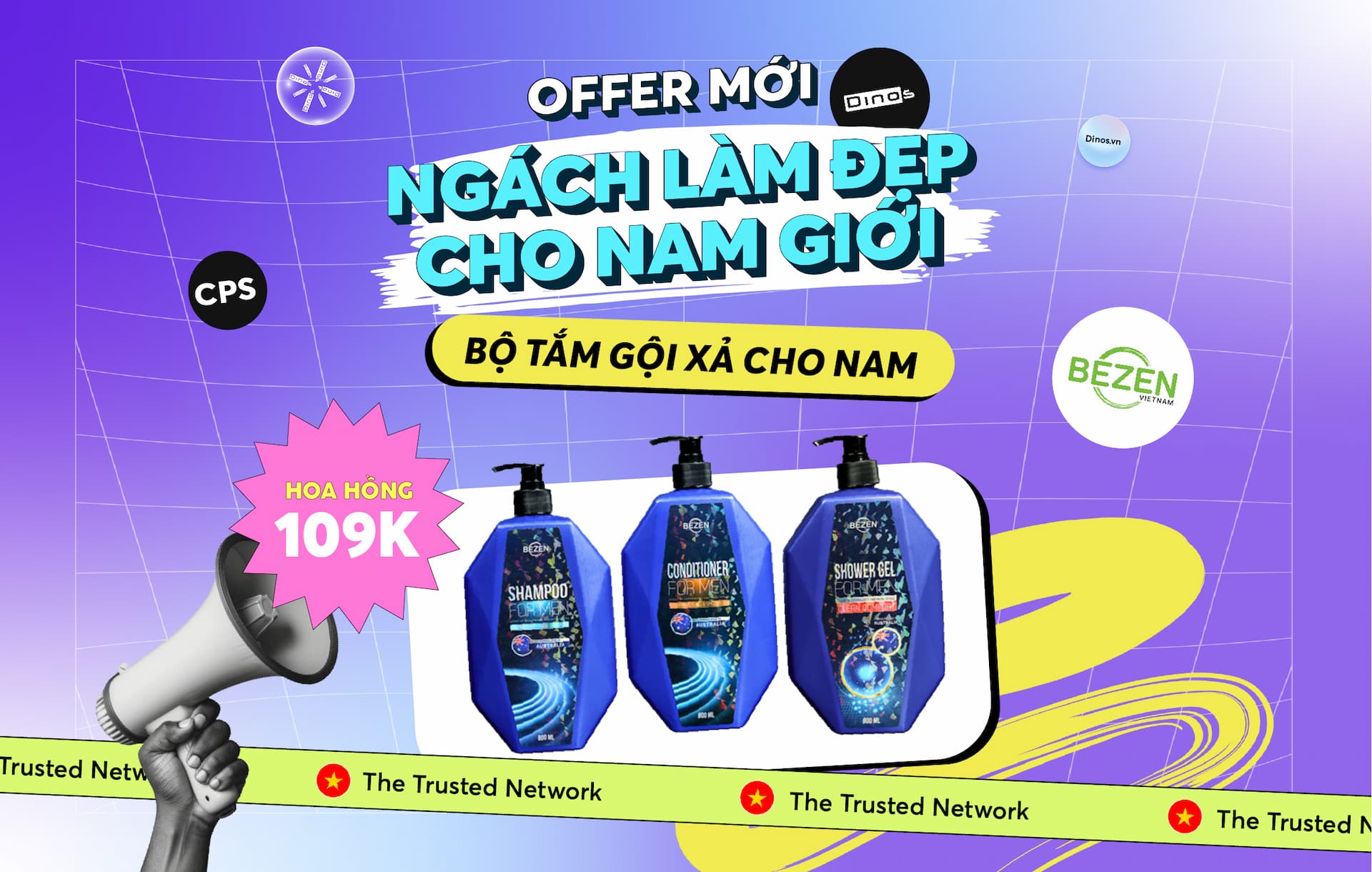 Khởi sóng chiến dịch Bezen: Bứt phá doanh thu với ngách làm đẹp nam giới