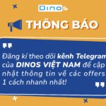 Thông báo mở kênh Telegram Dinos Việt Nam