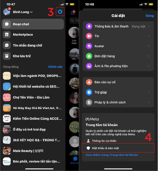 Cách đăng xuất messenger trên iPhone đơn giản nhanh chóng | Xoanstore.vn