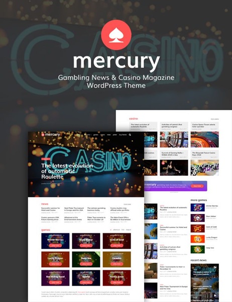 Theme WordPress làm affiliate mercury